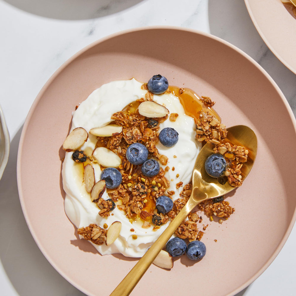 Purely Elizabeth amaranth quinoa chia seeds highlight for nutrient-dense morning boost