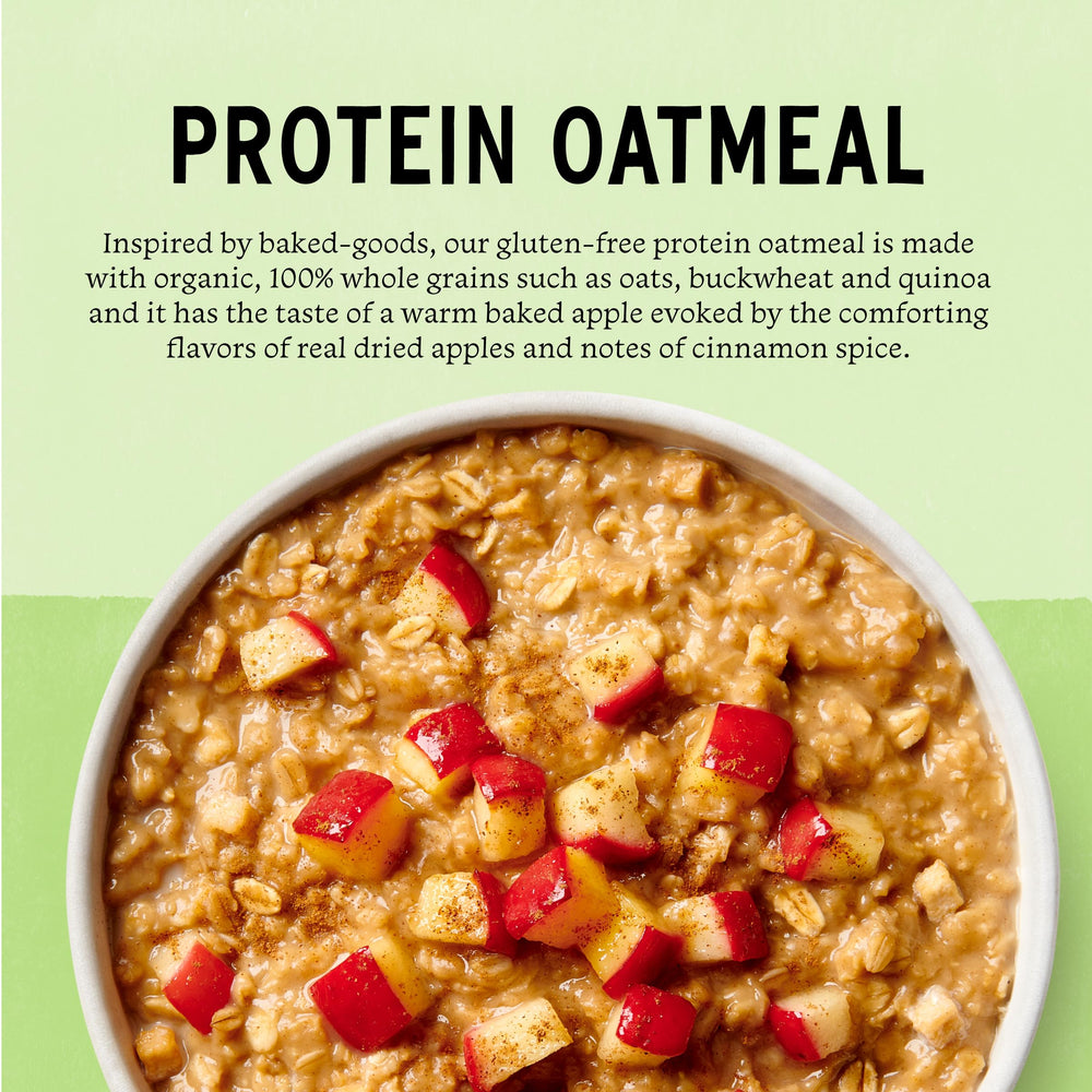 Purely Elizabeth Apple Harvest Crumble features real dried apples for authentic fruit flavor.