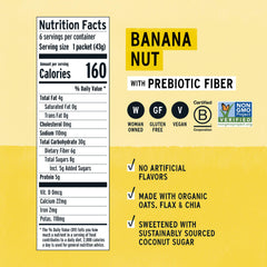 Purely Elizabeth Banana Nut Oatmeal serving bowl with creamy texture.