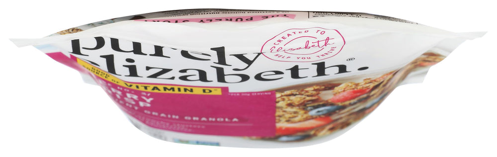 Berry medley on Purely Elizabeth granola ready to top yogurt.