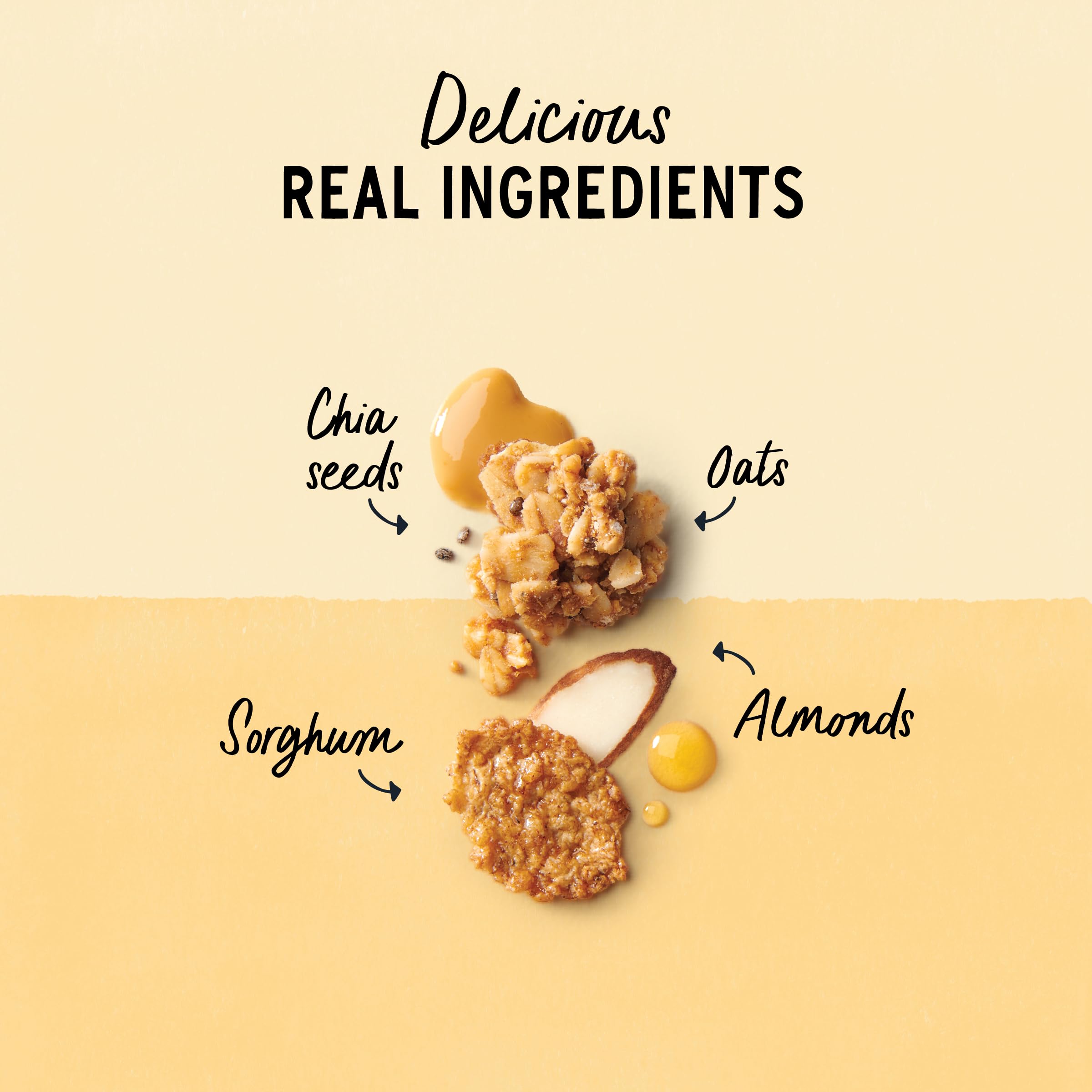 Purely Elizabeth Cereal Honey Peanut Butter used in baking for added depth.
