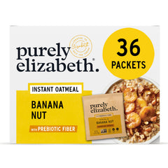 Purely Elizabeth Classic Cinnamon Oatmeal 6-pack box for quick, satisfying breakfasts.