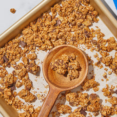 Organic oats and flours form the wholesome base of Purely Elizabeth granola