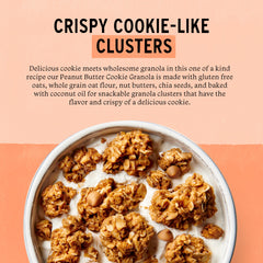 Purely Elizabeth cookie granola gluten-free label on packaging