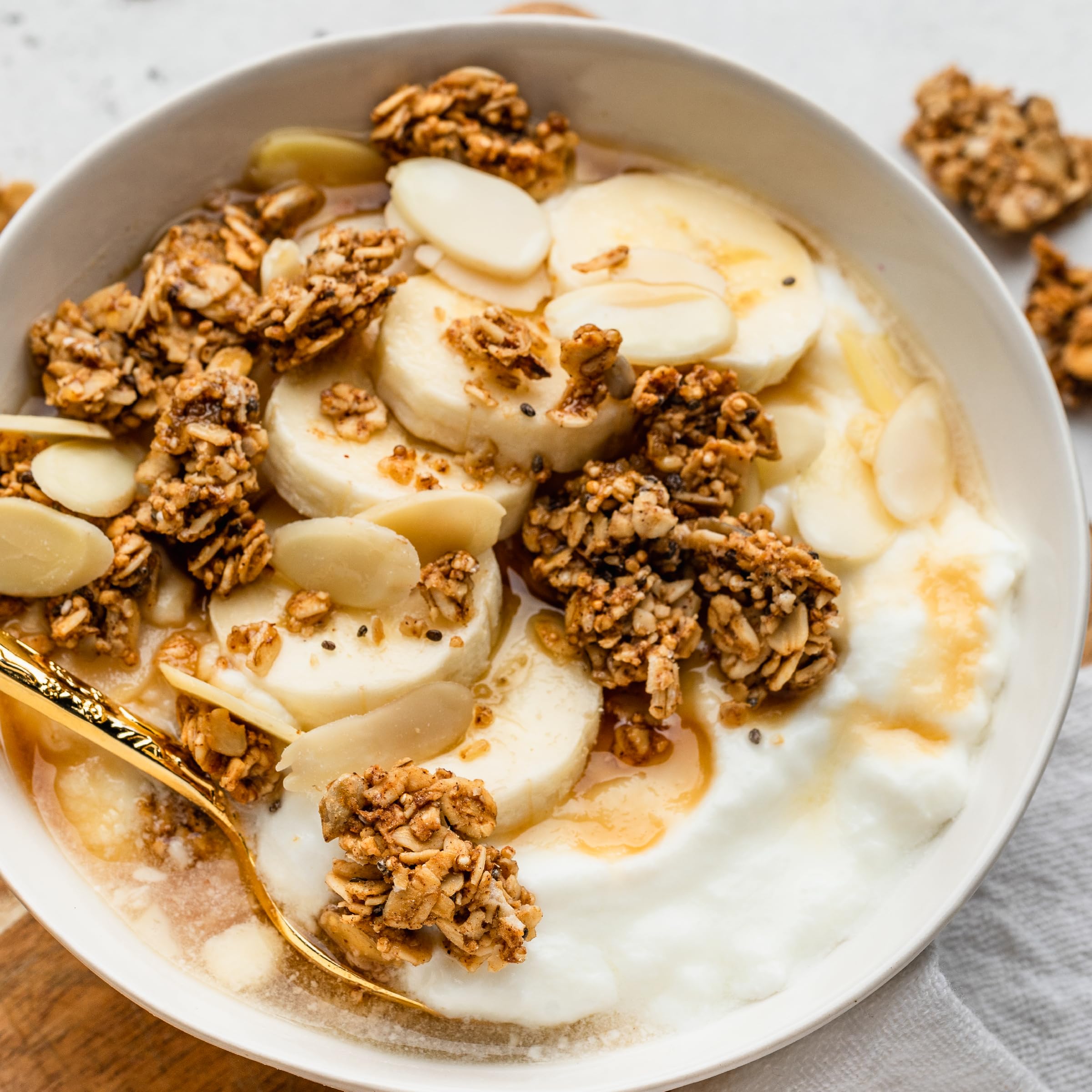 Purely Elizabeth gluten-free oats and coconut sugar close-up