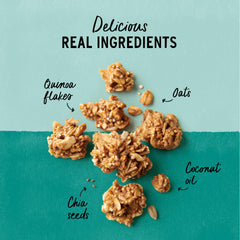 Purely Elizabeth Granola Nut Butter Maple closeup of almond clusters