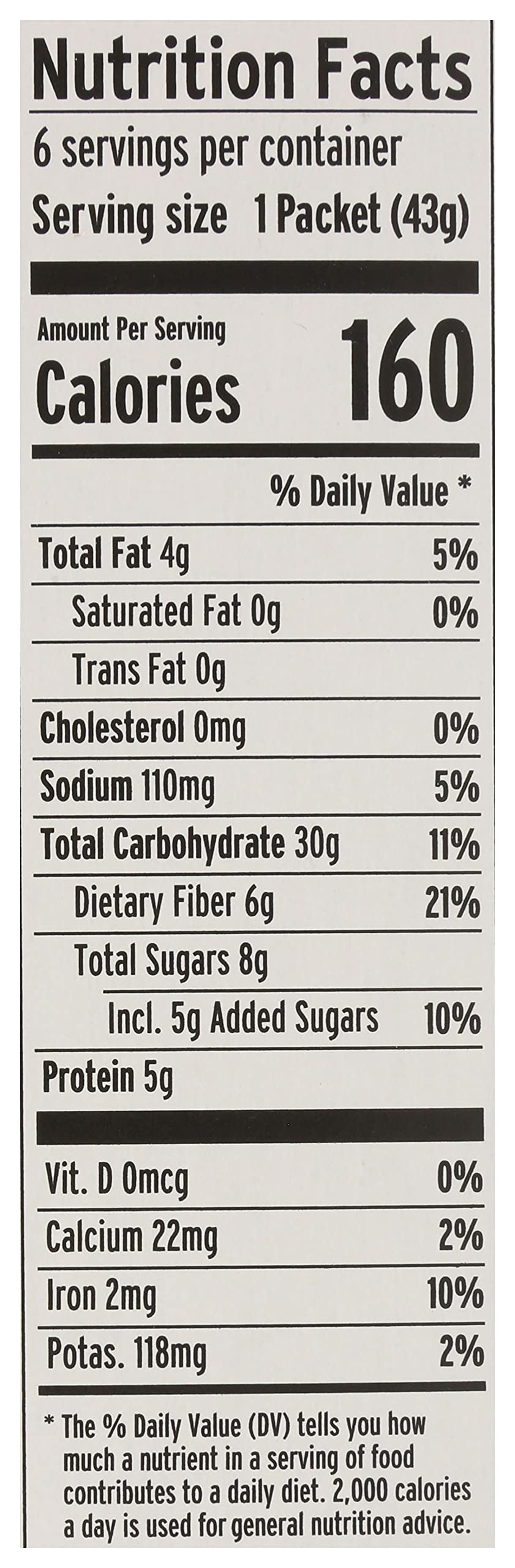 Purely Elizabeth Oatmeal Banana Nut Prebiotic poured into a bowl for a fiber-rich morning.