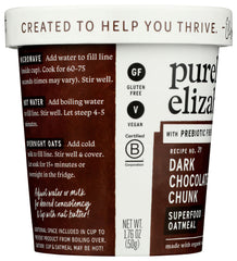 Purely Elizabeth Oatmeal Cup rich, glossy chocolate chunks visible in each cup.