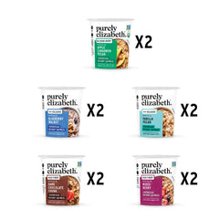 Purely Elizabeth Original Organic oatmeal cups for a wholesome gluten-free start.