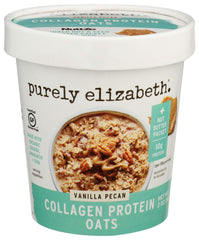 Purely Elizabeth oats vanilla pecan bowl showcases a hearty, protein-rich breakfast.