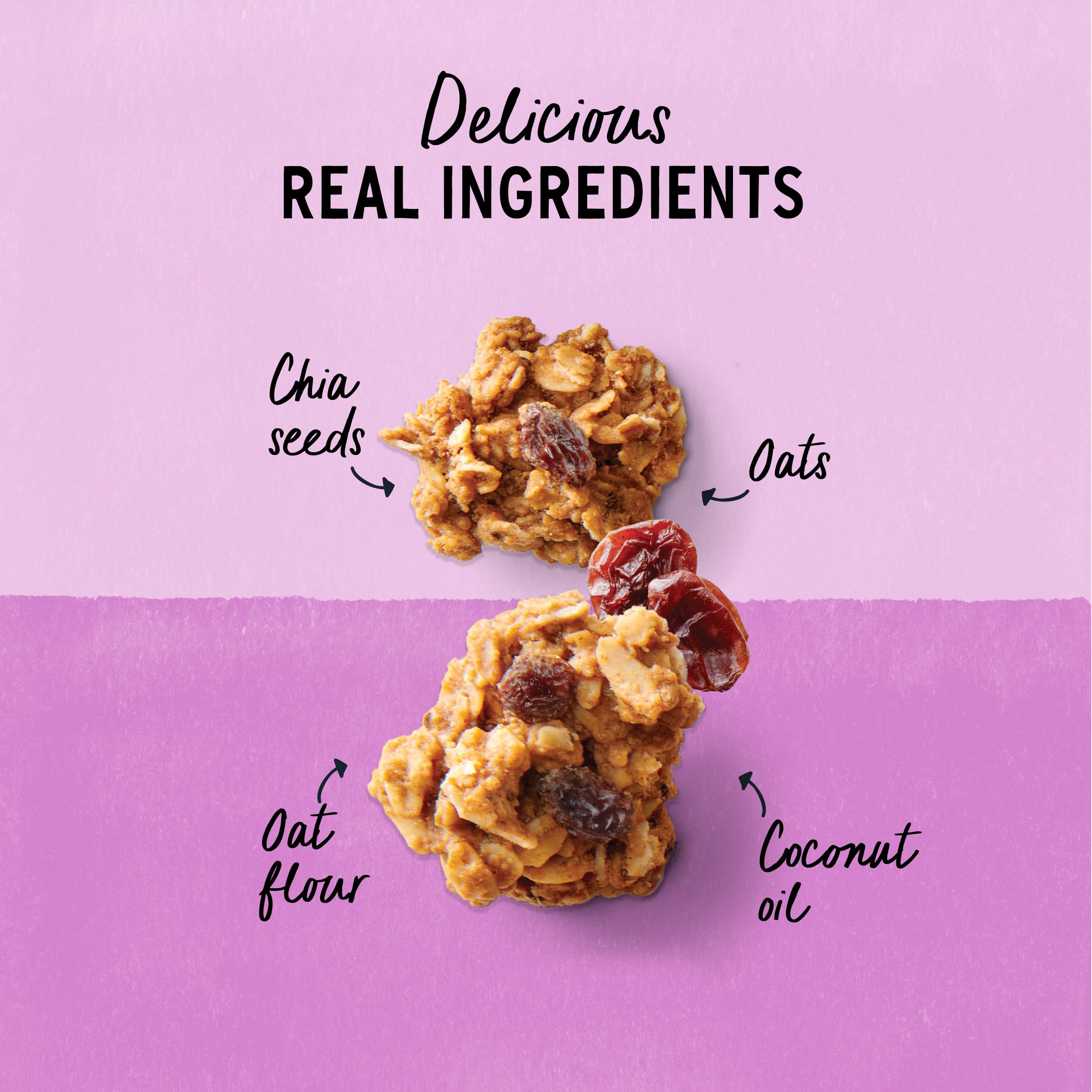 Purely Elizabeth three-pack packaging front highlights gluten-free and woman-owned status.