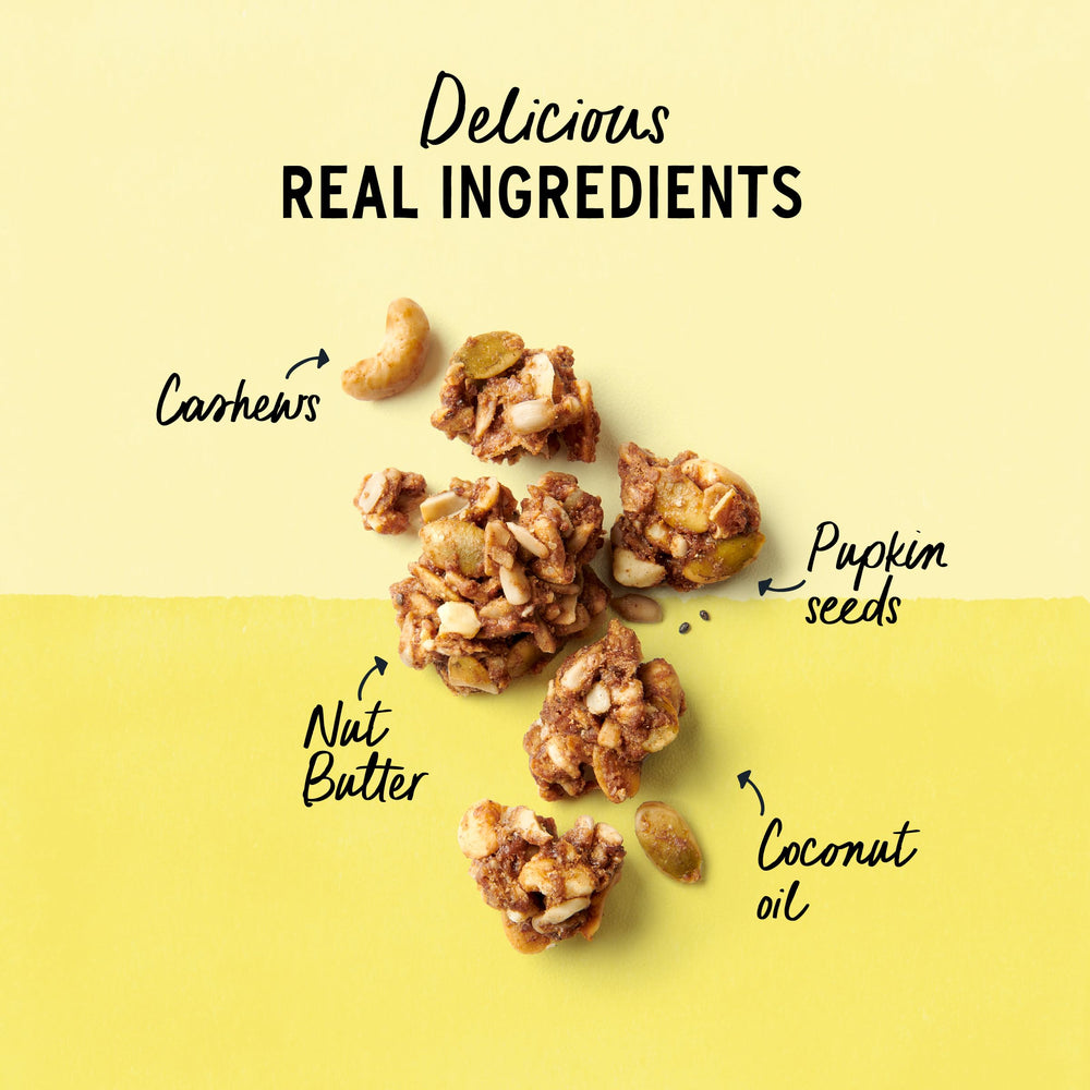 Purely Elizabeth vanilla sea salt granola shards ideal for toppings.