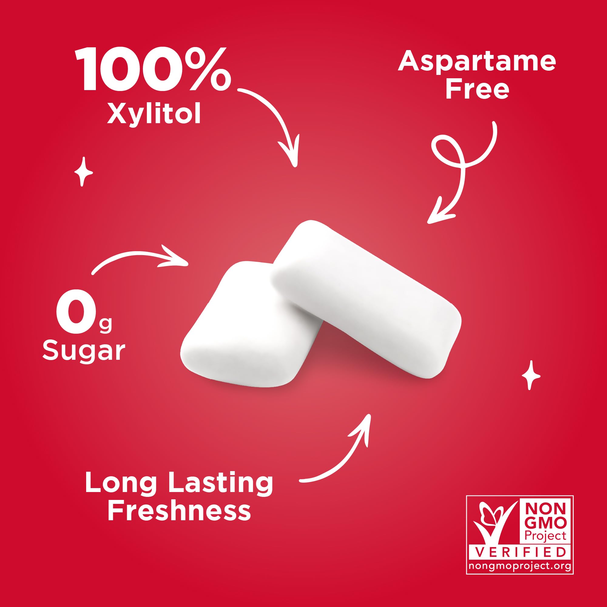 Pack of 12 PUR Gum Cinnamon provides bold flavor variety.
