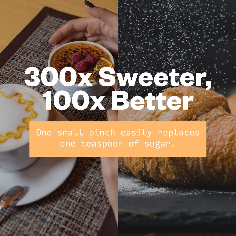 Purisure stevia baking setup reveals versatile use in baked treats.