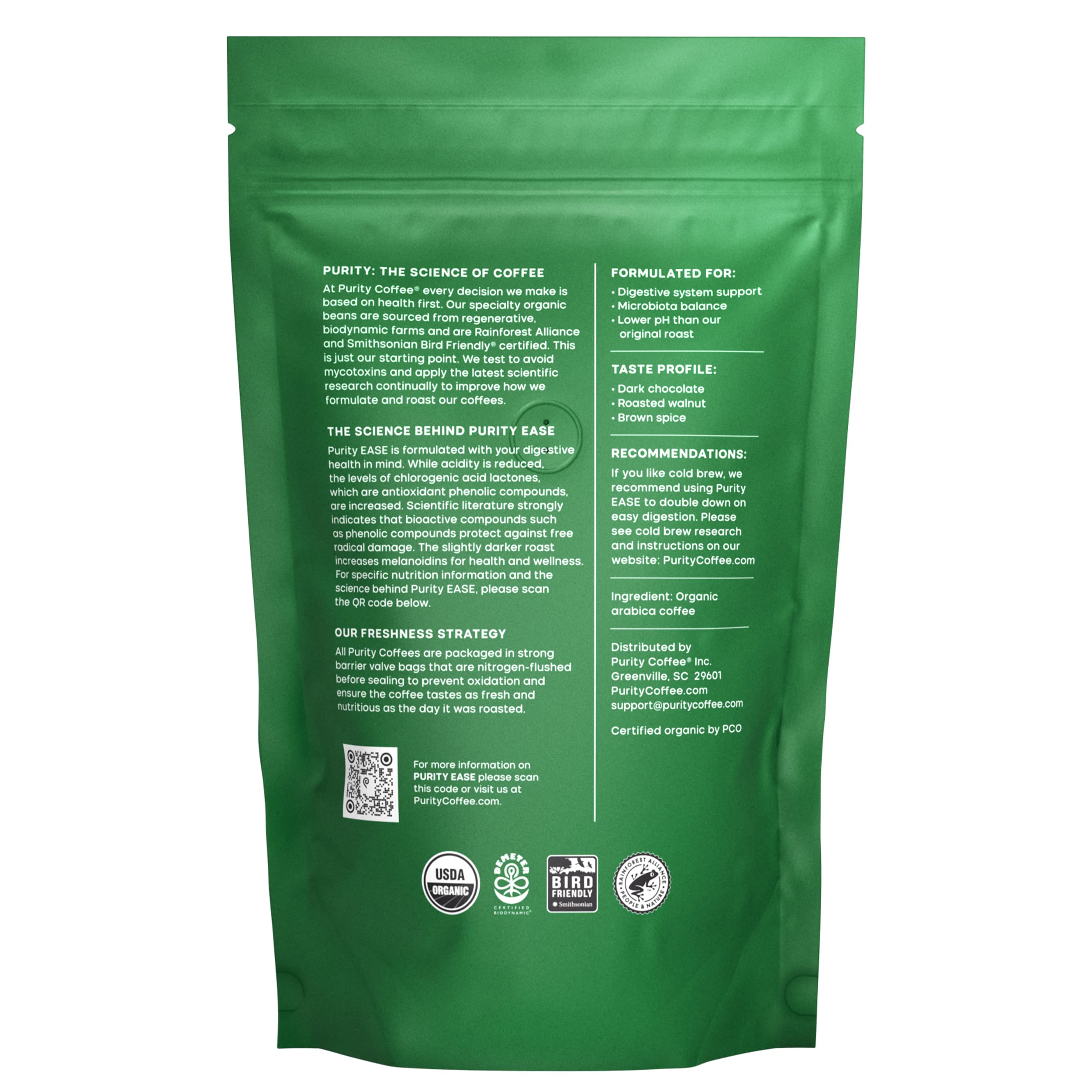 Purity Coffee EASE farm-to-roast process, sustainable sourcing