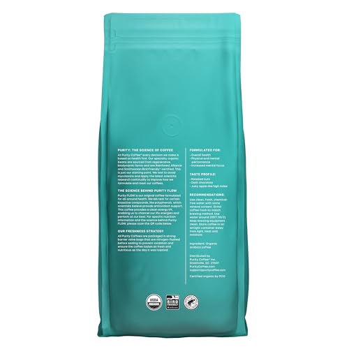 Purity Coffee FLOW Aroma invites a warm cup aroma to enhance your morning brew.