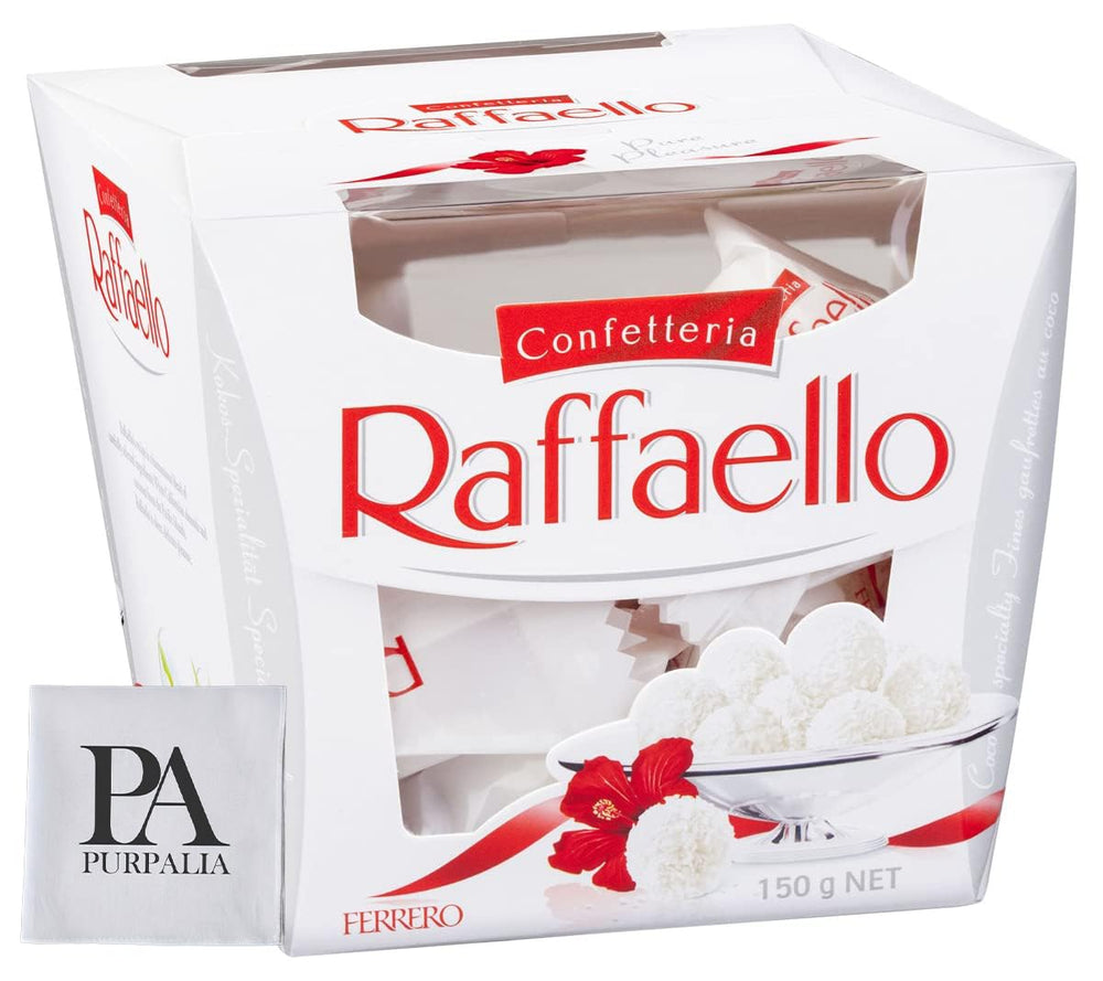 Purpalia Raffaello bulk packaging in a gift-ready box for celebrations.
