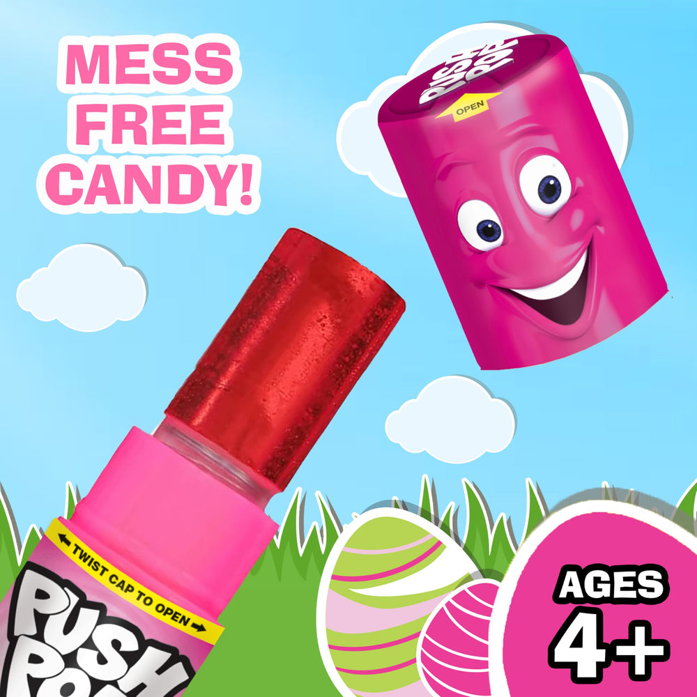 Push Pop candy bowls display enticing colors and easy sharing opportunities