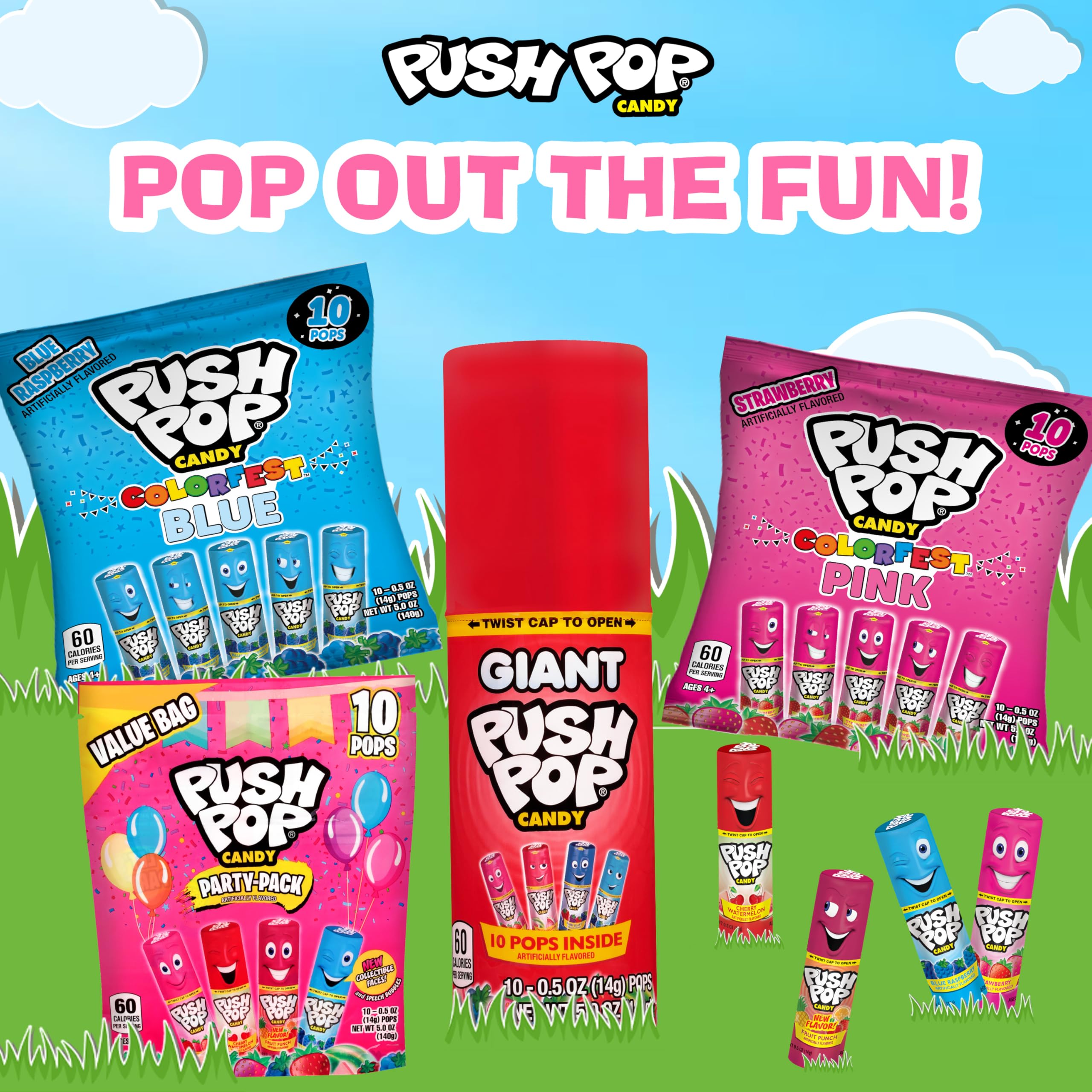 Push Pop Easter basket filler and party favor ready to share.