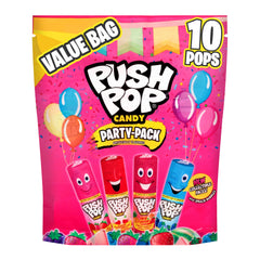 Push Pop Easter candy variety pack with 10 lollipops for easy gifting.