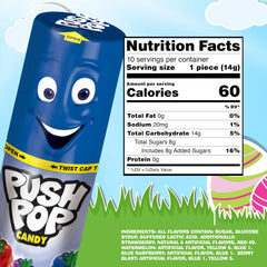 Push Pop Giant cap close showing resealable lid for easy save-for-later