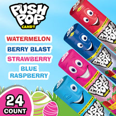 Push Pop individually wrapped lollipops for mess-free sharing at events.