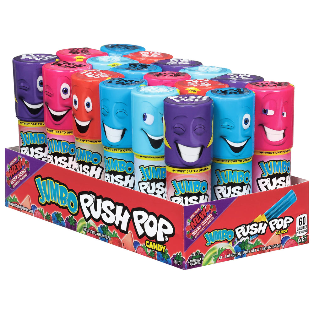 Push Pop jumbo lollipops bulk pack: easy sharing at parties and Easter