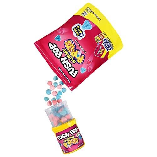 Push Pop Pop-Its gummies refill pouch emphasizing shelf-stable convenience for parties