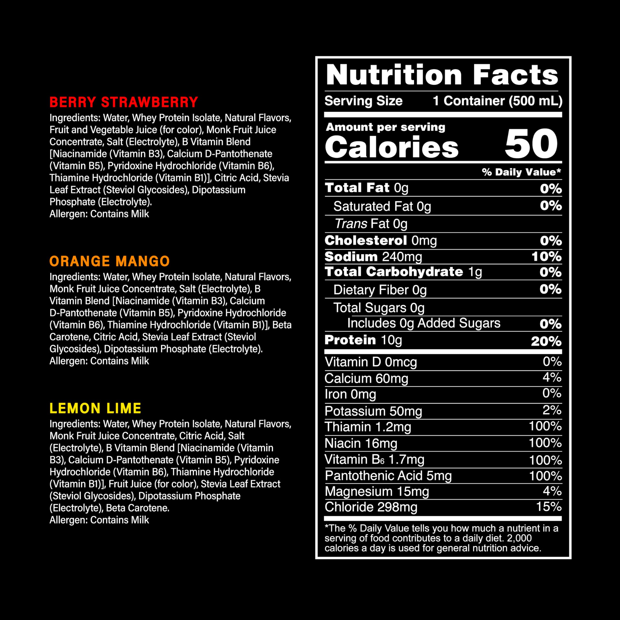 PWR LIFT whey water sports drink pour captures energy-friendly hydration during training.