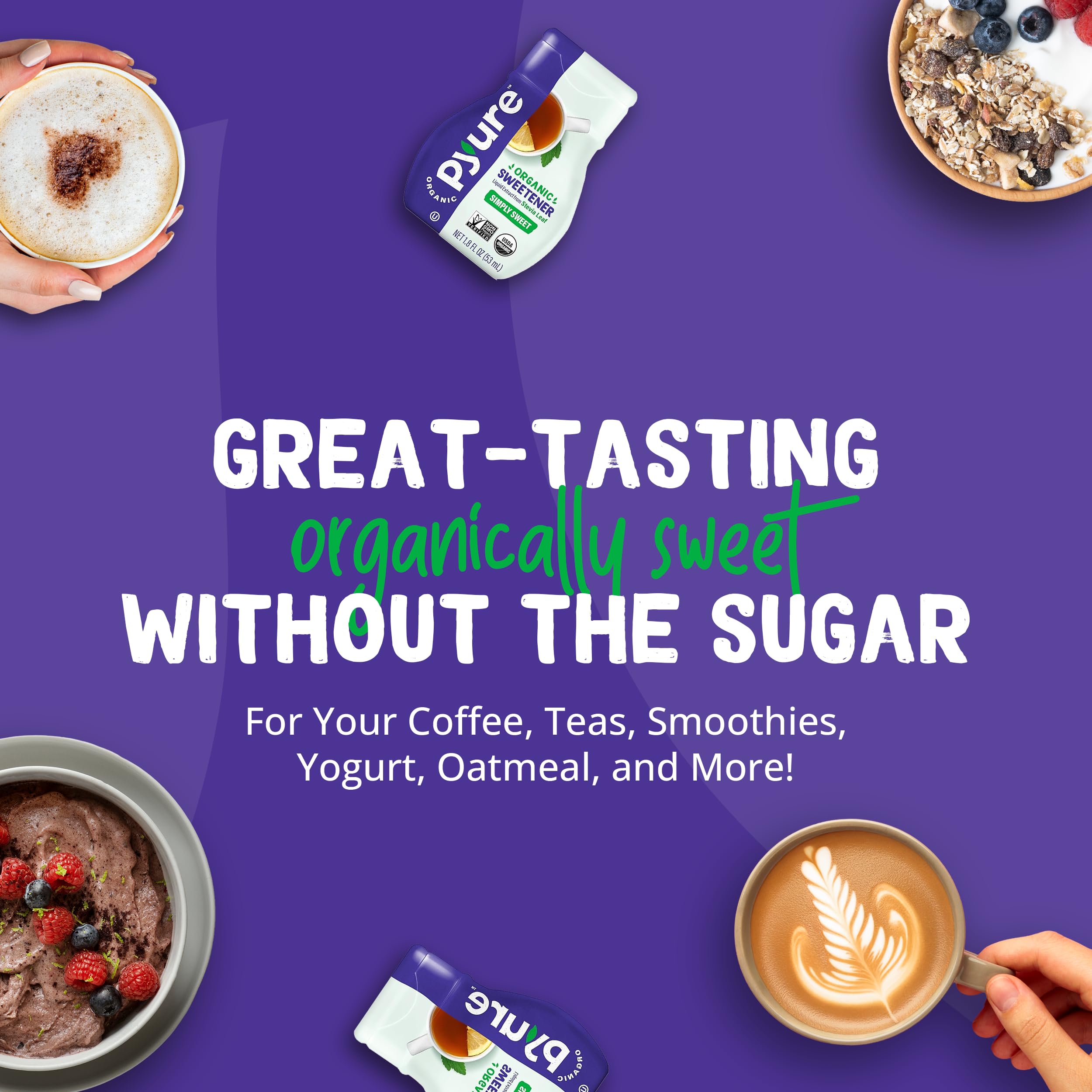 Baking with Pyure stevia to reduce sugar in recipes.