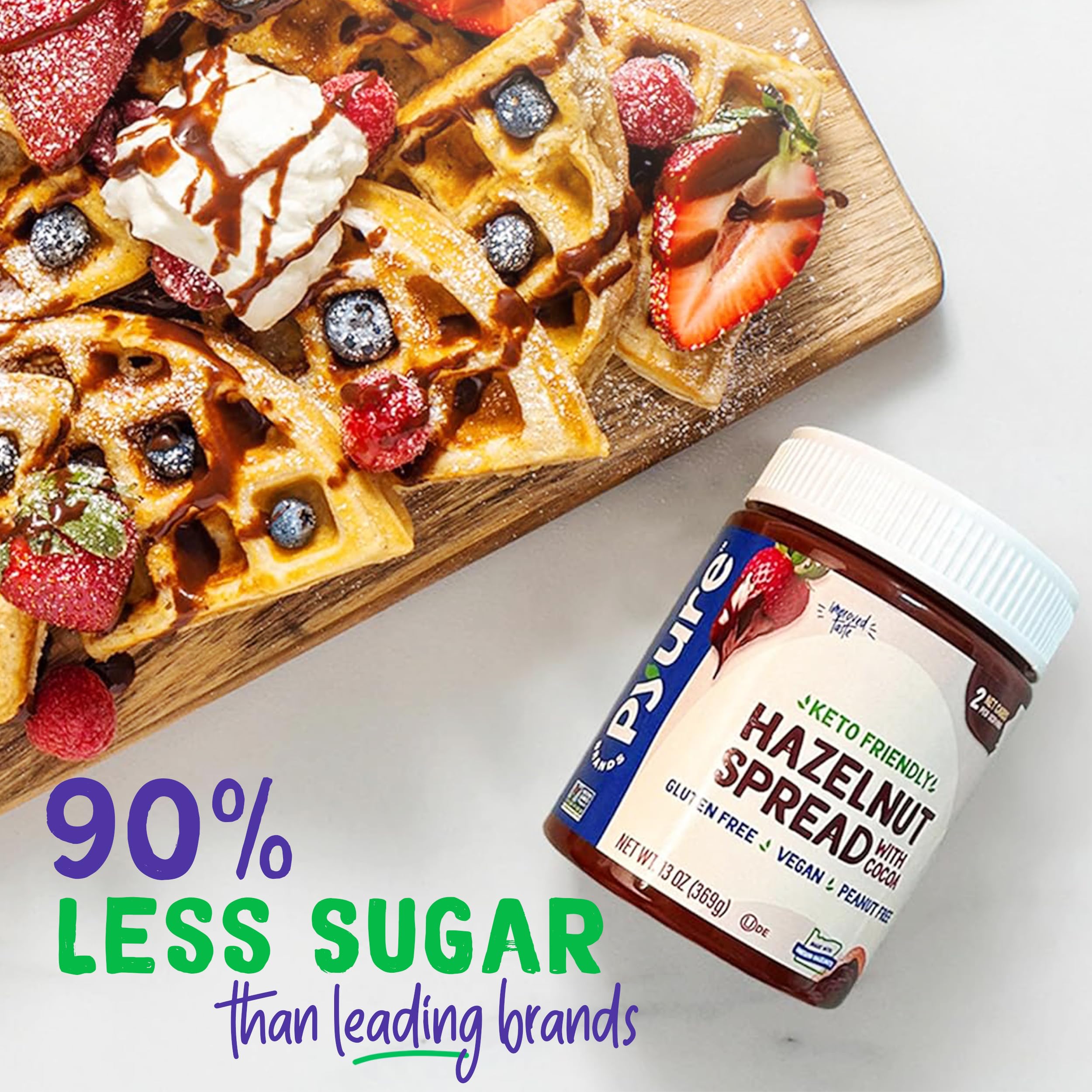 Peanut-free Pyure Keto Hazelnut Spread packaging