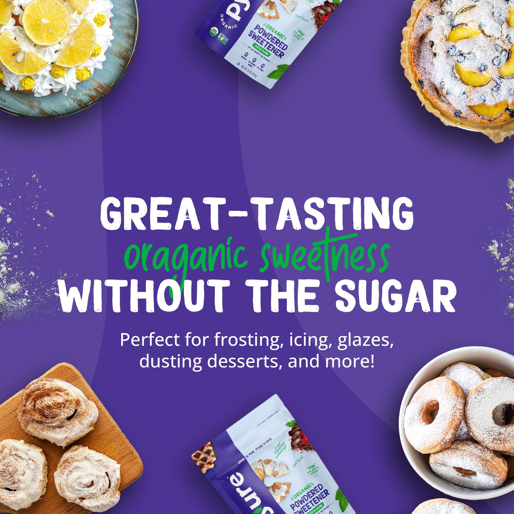 Pyure Organic Powdered Sweetener keto-desserts supports keto-friendly desserts.