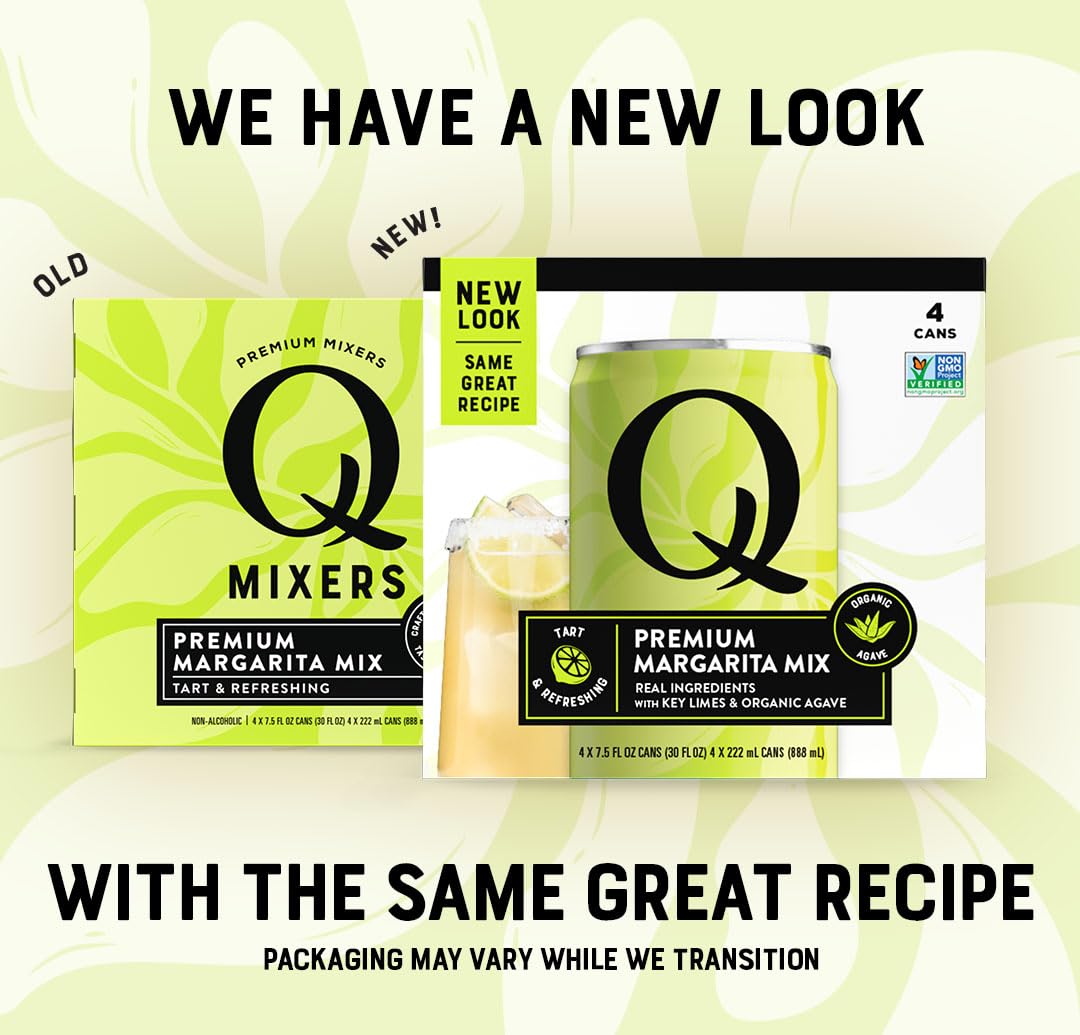 Q MIXERS balanced flavor delivers a less sweet, more balanced sip.