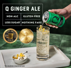 Q MIXERS Ginger Ale cocktail idea shot, versatile base for recipes