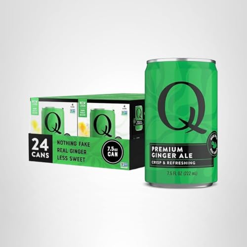 Q MIXERS Ginger Ale glass with citrus, ideal for refreshing twists