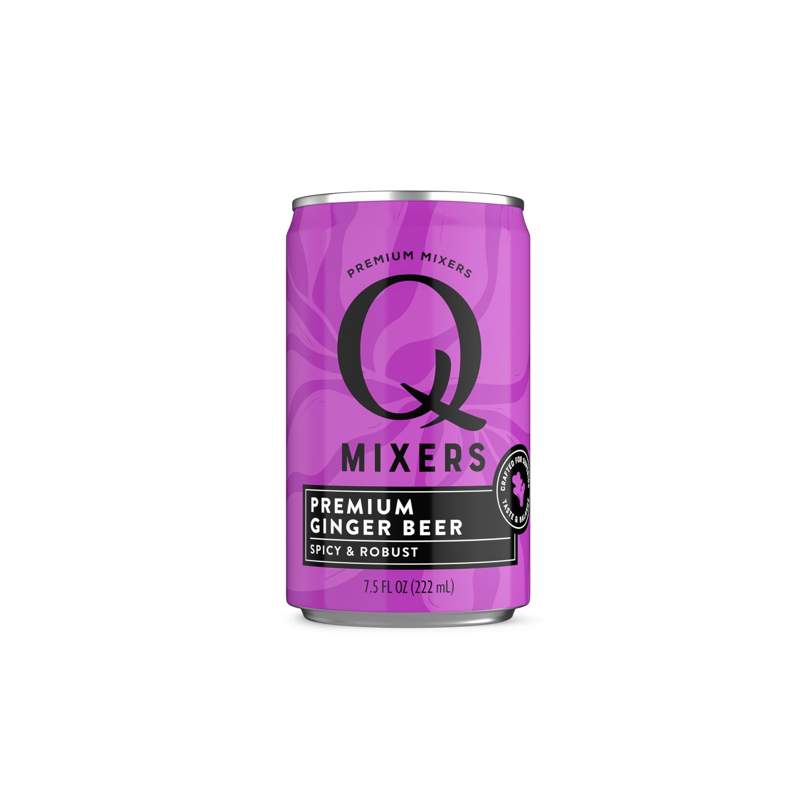 Q MIXERS Ginger Beer four-pack on table for entertaining.