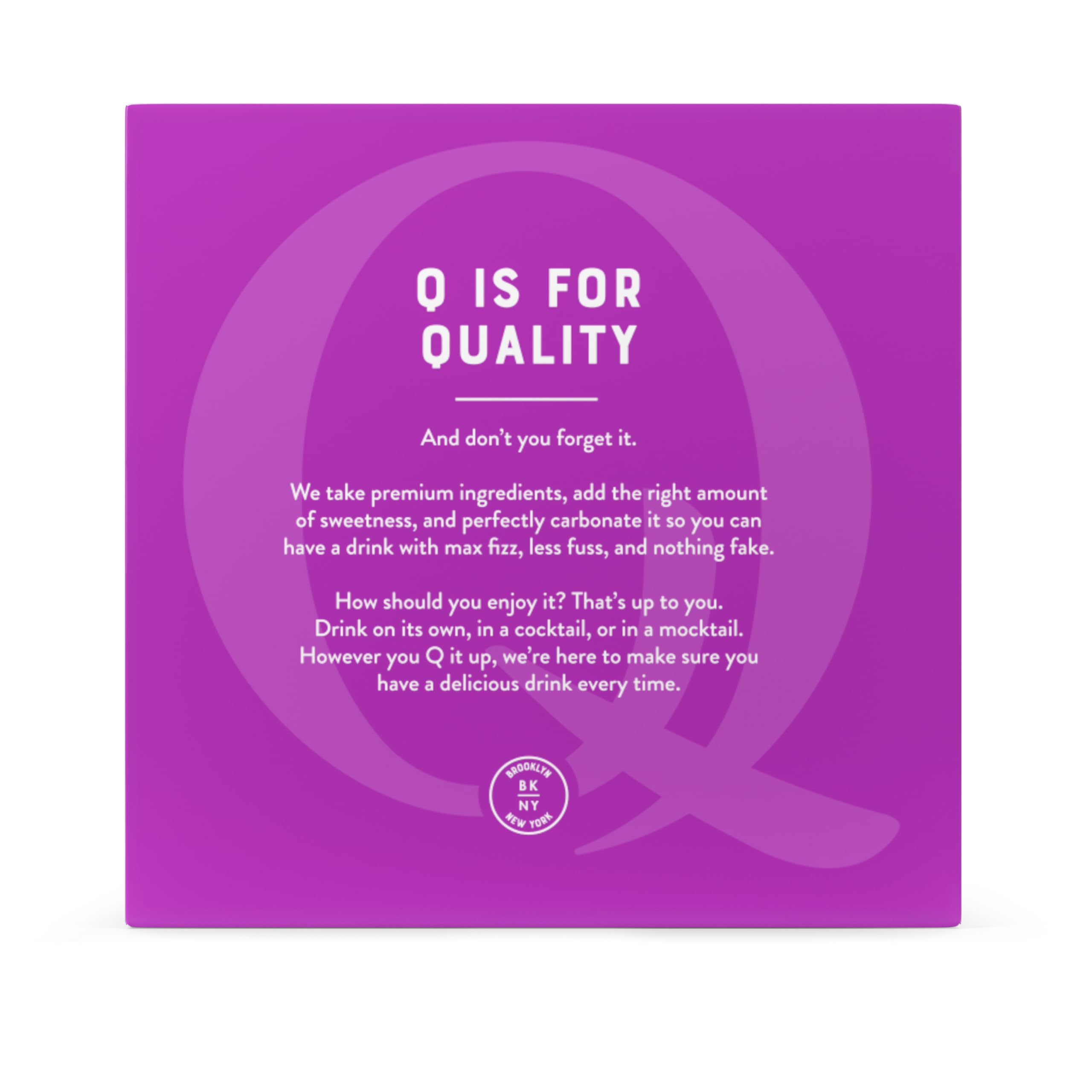 Q MIXERS Ginger Beer quad-pack ready for party prep.