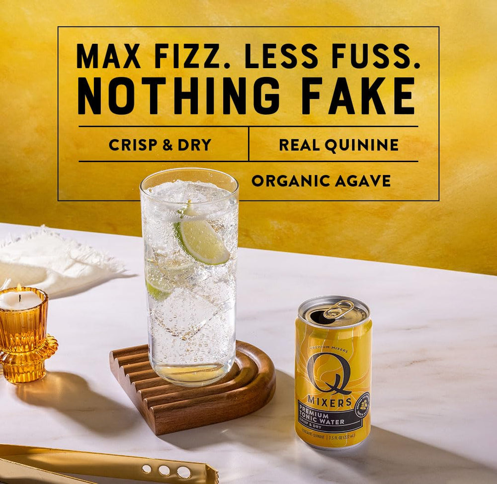 Q MIXERS 7.5oz can for convenient single-serve enjoyment.