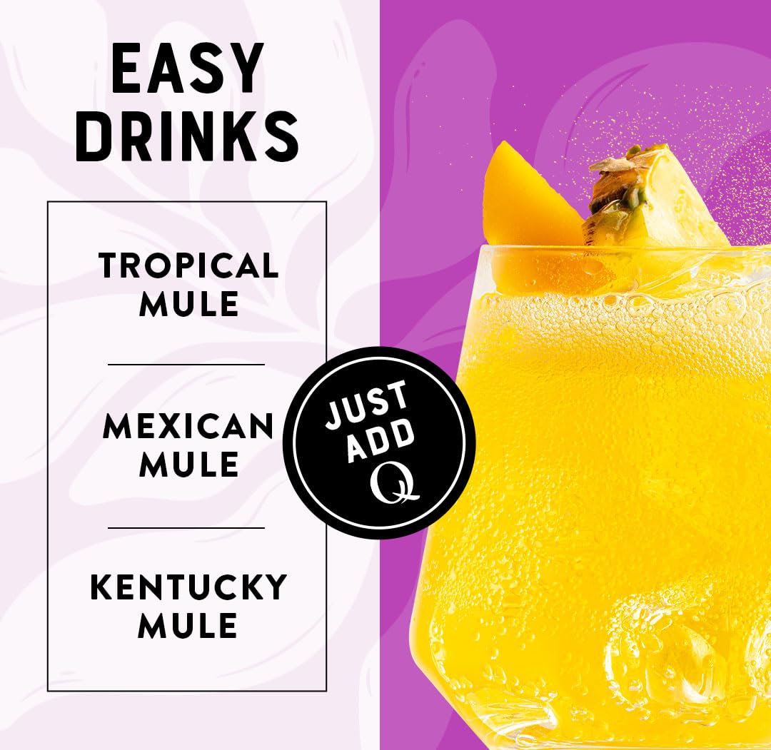 Q MIXERS Tropical Ginger Beer with organic agave for balanced sweetness