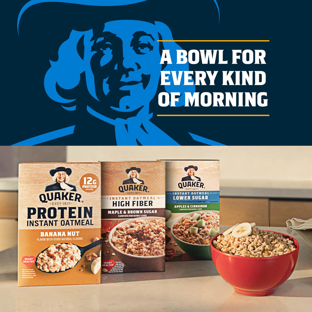 Quaker Apples & Cinnamon Express Cup uses 100% whole grain oats with apples and cinnamon.