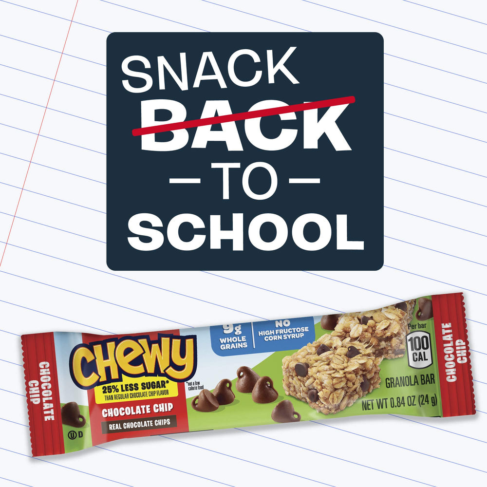 Quaker Chewy Granola Bars whole grains illustration on packaging