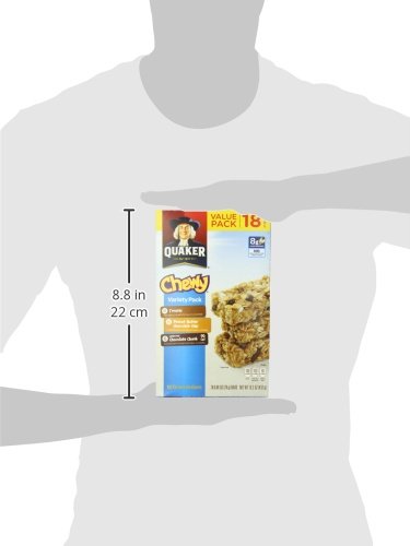Quaker Chewy Granola Bars no high-fructose corn syrup label.