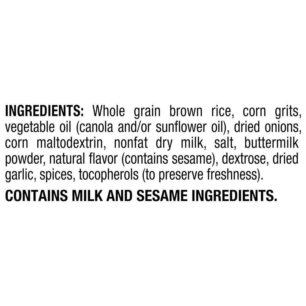 Quaker Gluten-free rice cakes product shot showing label.