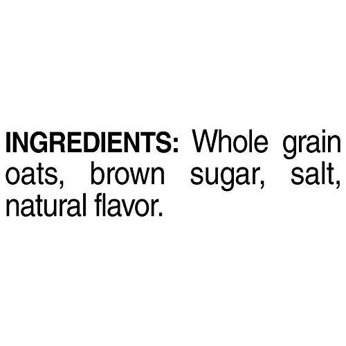 Quaker maple brown sugar oatmeal bowl ready to eat with toppings