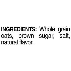 Quaker maple brown sugar oatmeal bowl ready to eat with toppings