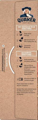 Quaker maple brown sugar serving idea with fruit and nuts