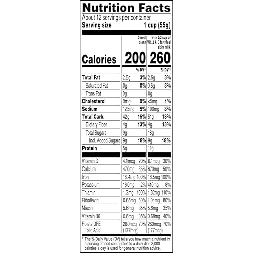 Quaker Mighty Life Multigrain Cereal family size pack on kitchen counter
