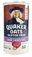 Quaker Oats gluten-free original porridge bowl, warm and creamy breakfast option for a comforting morning boost.