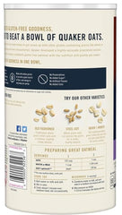 Quaker Oats gluten-free original porridge pack, convenient on-the-go breakfast option.