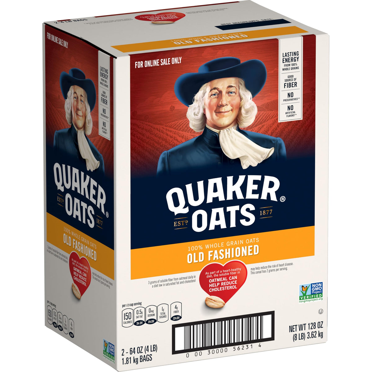 Quaker Old Fashioned Oats bowl steaming for a wholesome breakfast